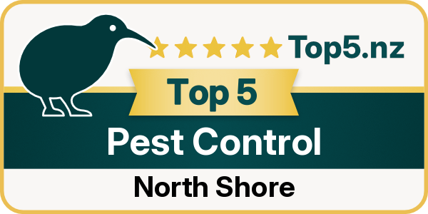 Top5.nz badge — Top 5 Pest Control, North Shore